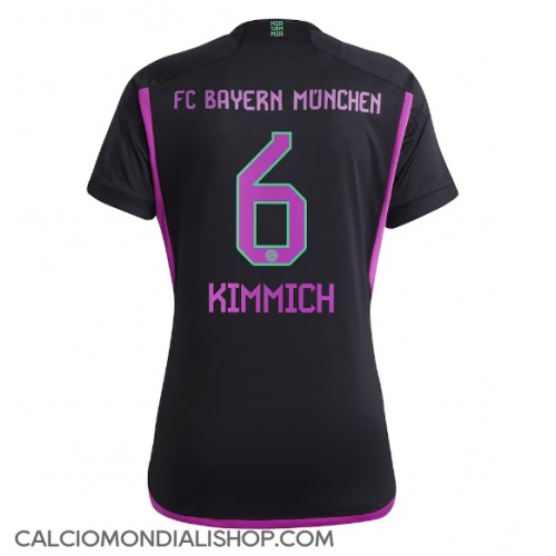 Maglie da calcio Bayern Munich Joshua Kimmich #6 Seconda Maglia Femminile 2023-24 Manica Corta